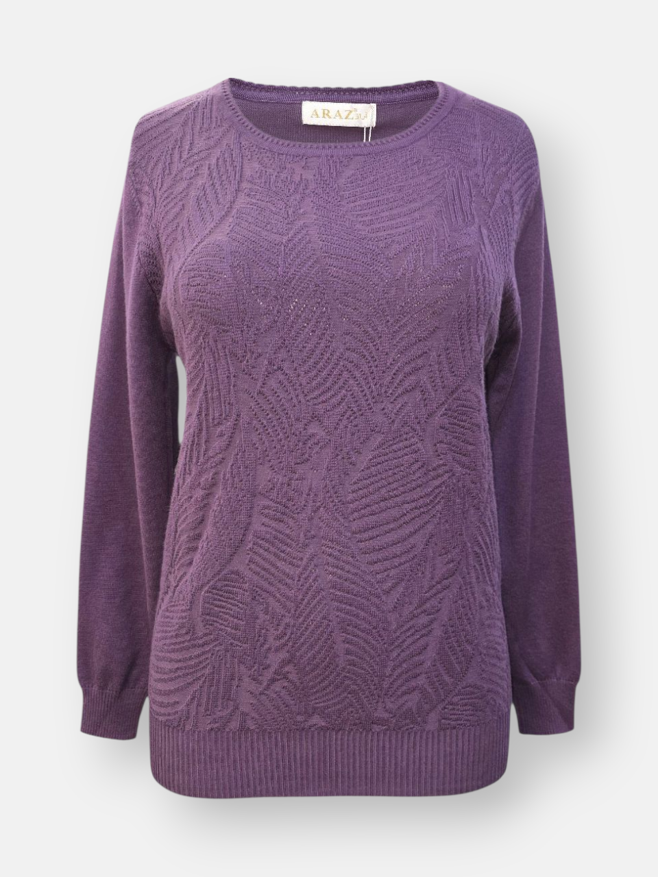 بلوز زنانه یقه گرد طرحدار DA4015