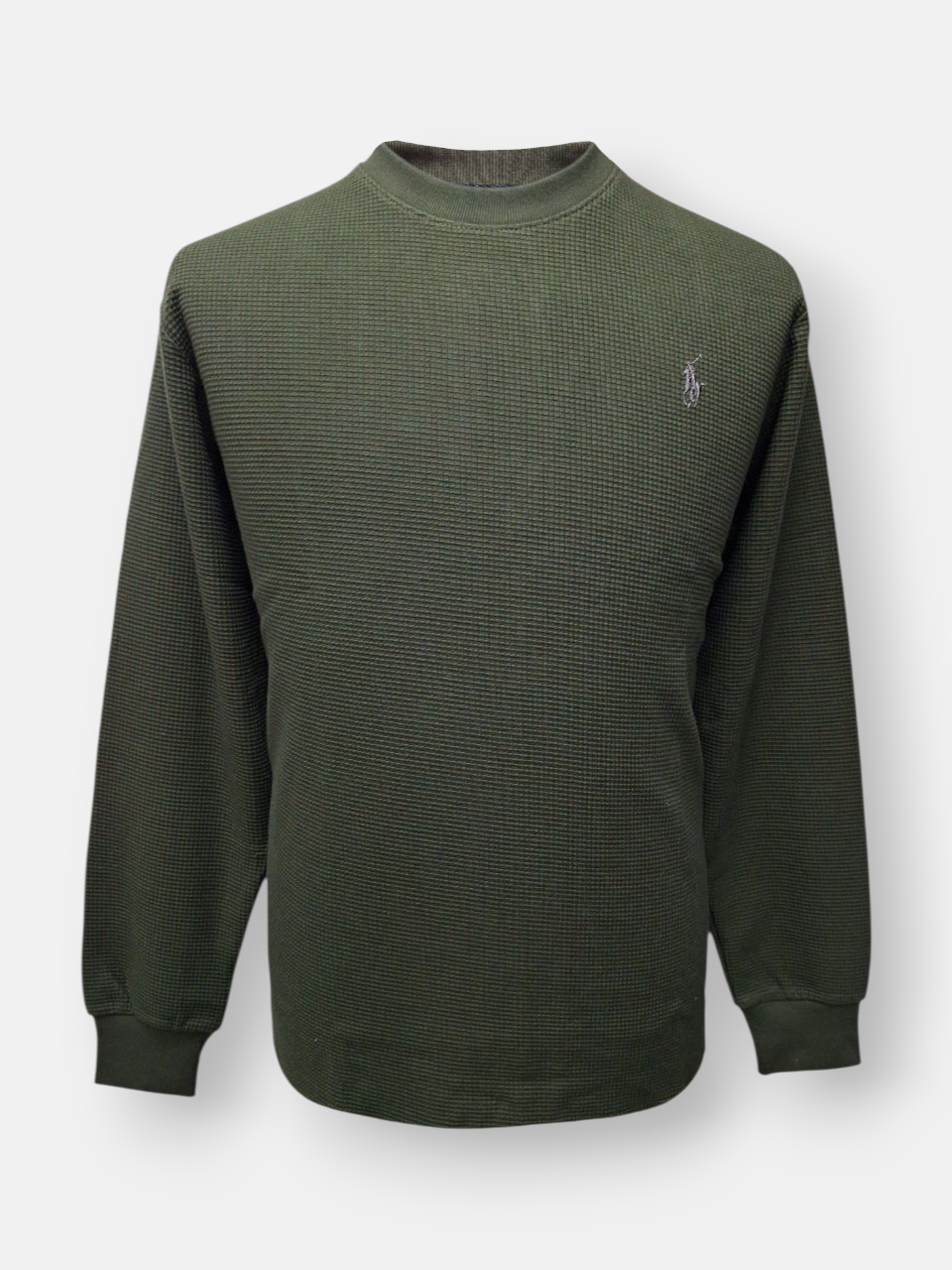 بلوز مردانه یقه گرد بیسکوئیتی یشمی CQ سایزXL