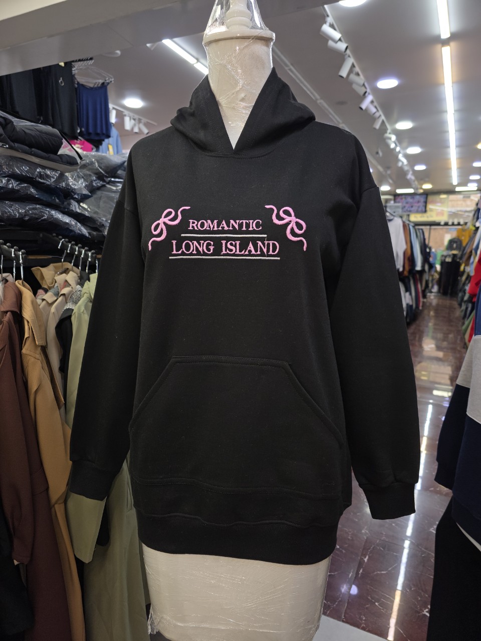 هودی اسپرت جیبدار کلاهدار دورس مشکی CT