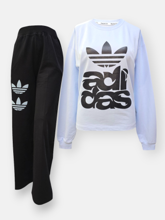 ست زنانه بلوز شلوار دورس چاپی CT2