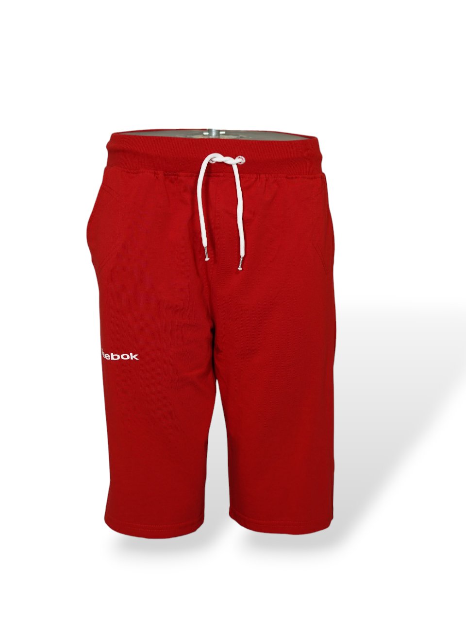 ست مردانه تاپ شلوارک پنبه یک رو ریبوک قرمز BR سایزXL