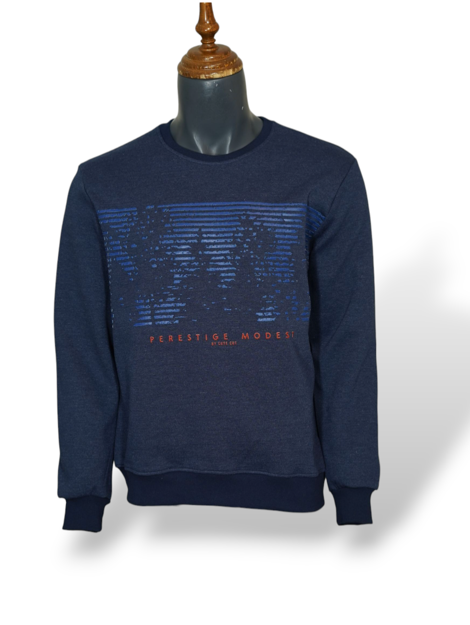 بلوز مردانه دورس سرمه ای ملانژ CZ سایزL