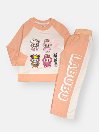 ست دخترانه بلوز شلوار لبوبو AD3177