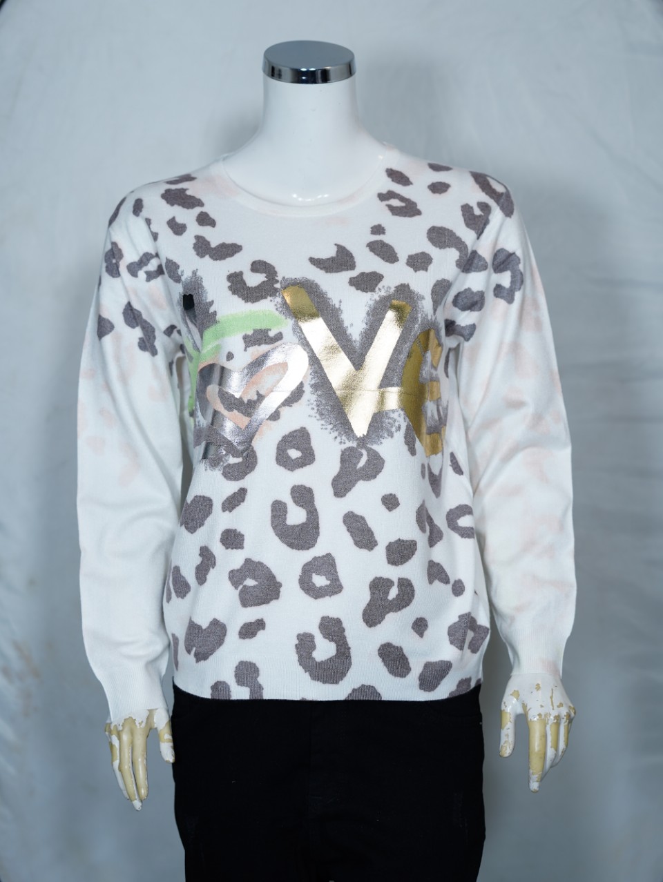 تیشرت زنانه یقه گرد کشمیر طرح1 DA