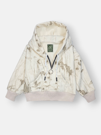 هودی اسپرت جیبدار نیم زیپ فوتر چاپی CT