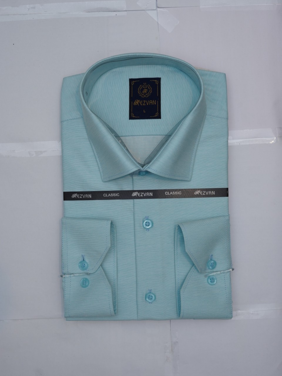 پیراهن مردانه کلاسیک آستین بلند آکسفورد سبز CP سایزM
