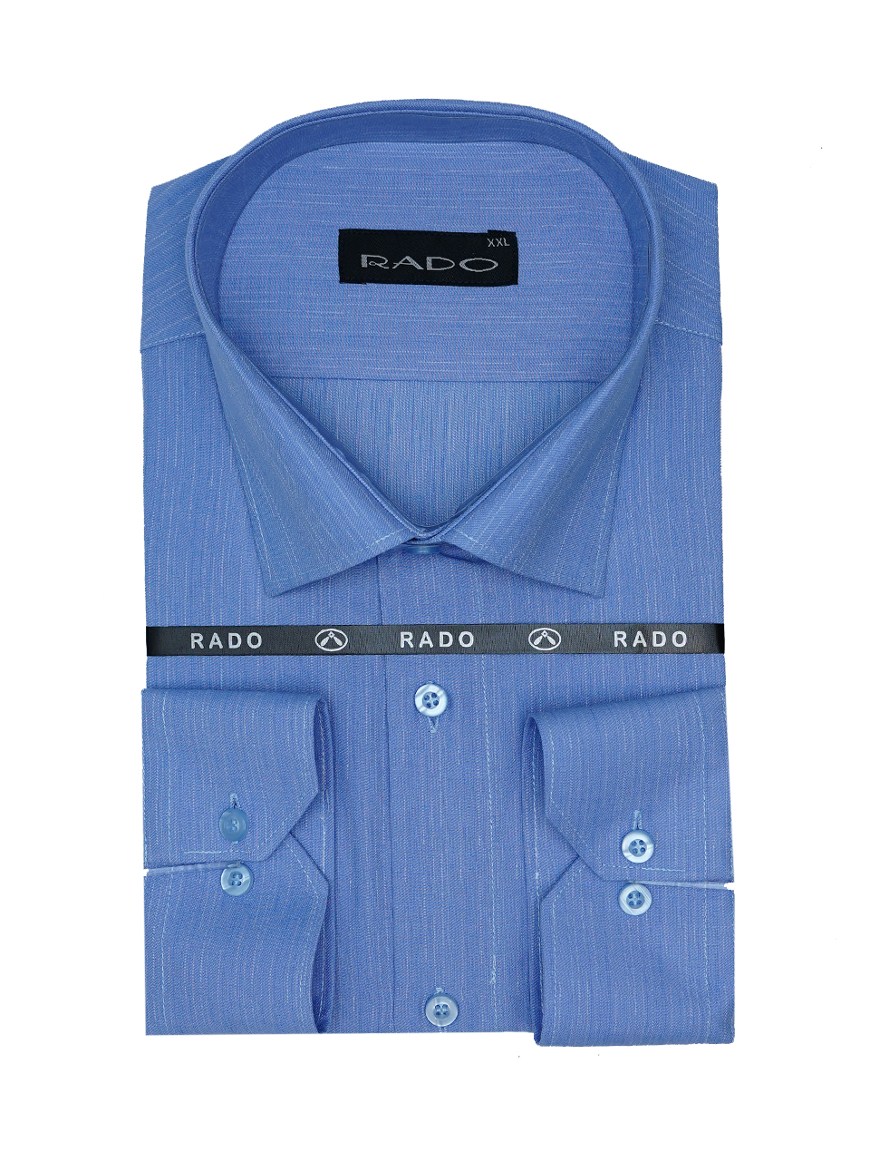 پیراهن مردانه جعبه ای کلاسیک آستین بلند راه راه DI3