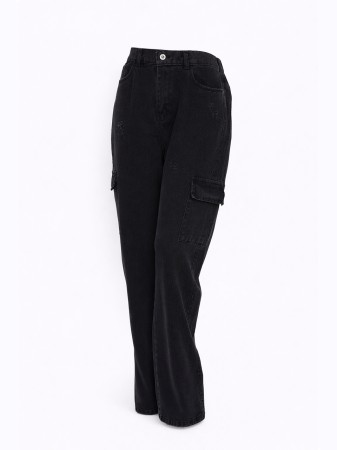 شلوار زنانه کارگو جین کد400-156