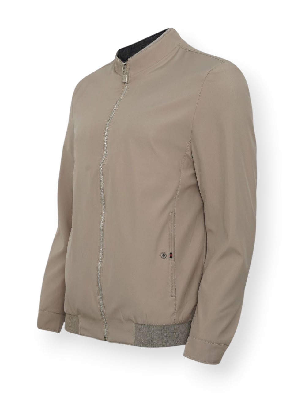 کاپشن بهاره مردانه میکرو کریستال کرم CN668 سایزL