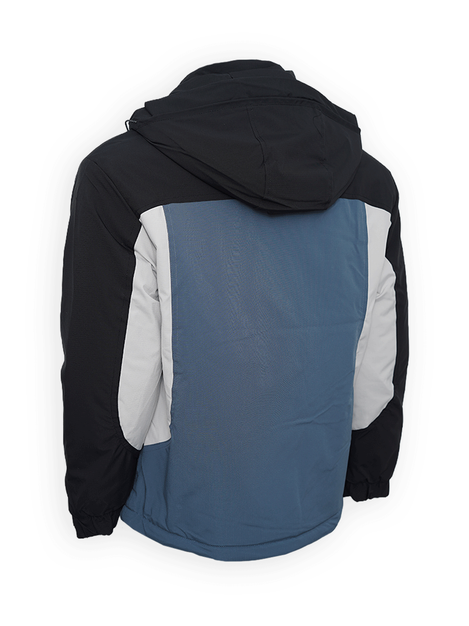 کاپشن مردانه کلاهدار کرتکس دیجی آبی CN7308 سایز2XL