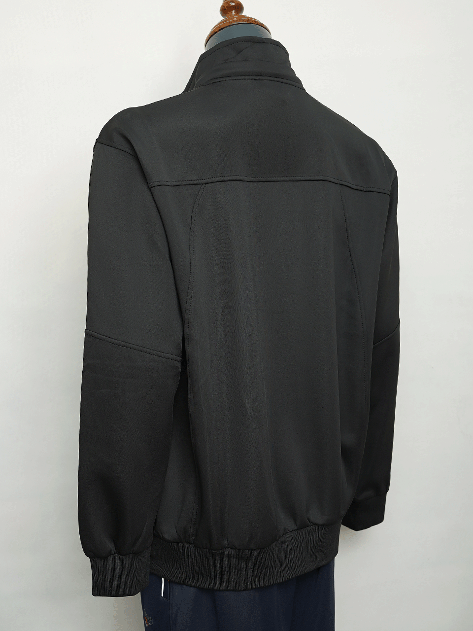 ست مردانه اسپرت کاپشن شلوار کلاهدار غواصی مشکی DI112 سایز5XL