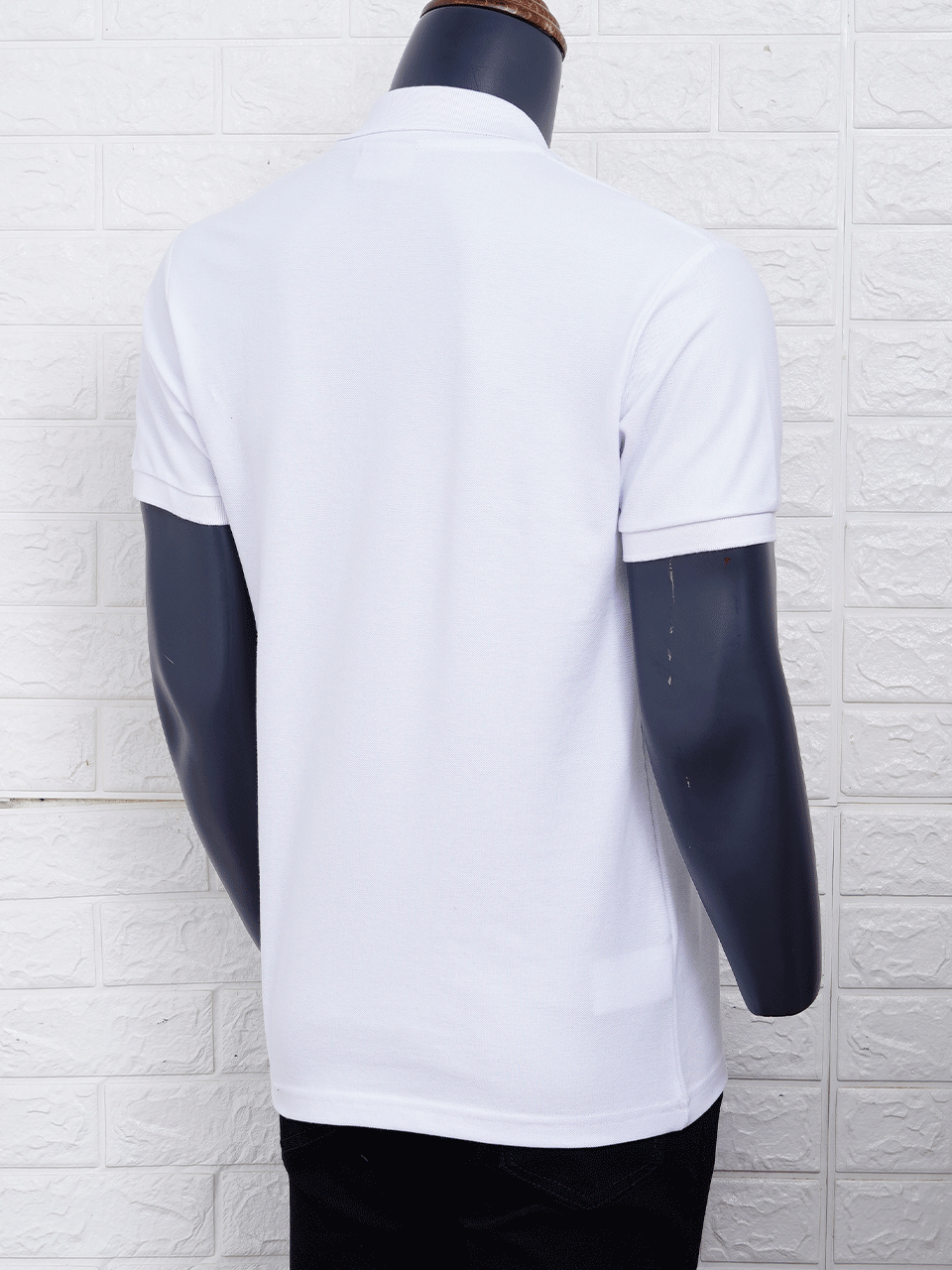 تیشرت مردانه یقه دار جودن سه دکمه سفیدAF سایزL